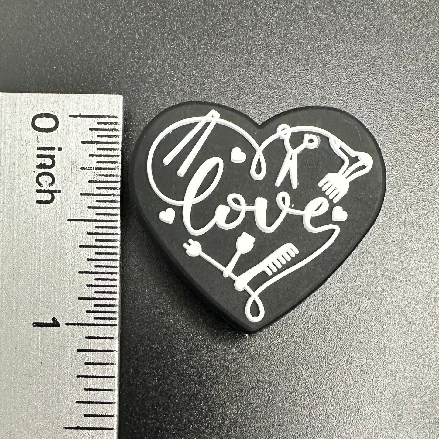 Focal Bead, Hairdresser Love