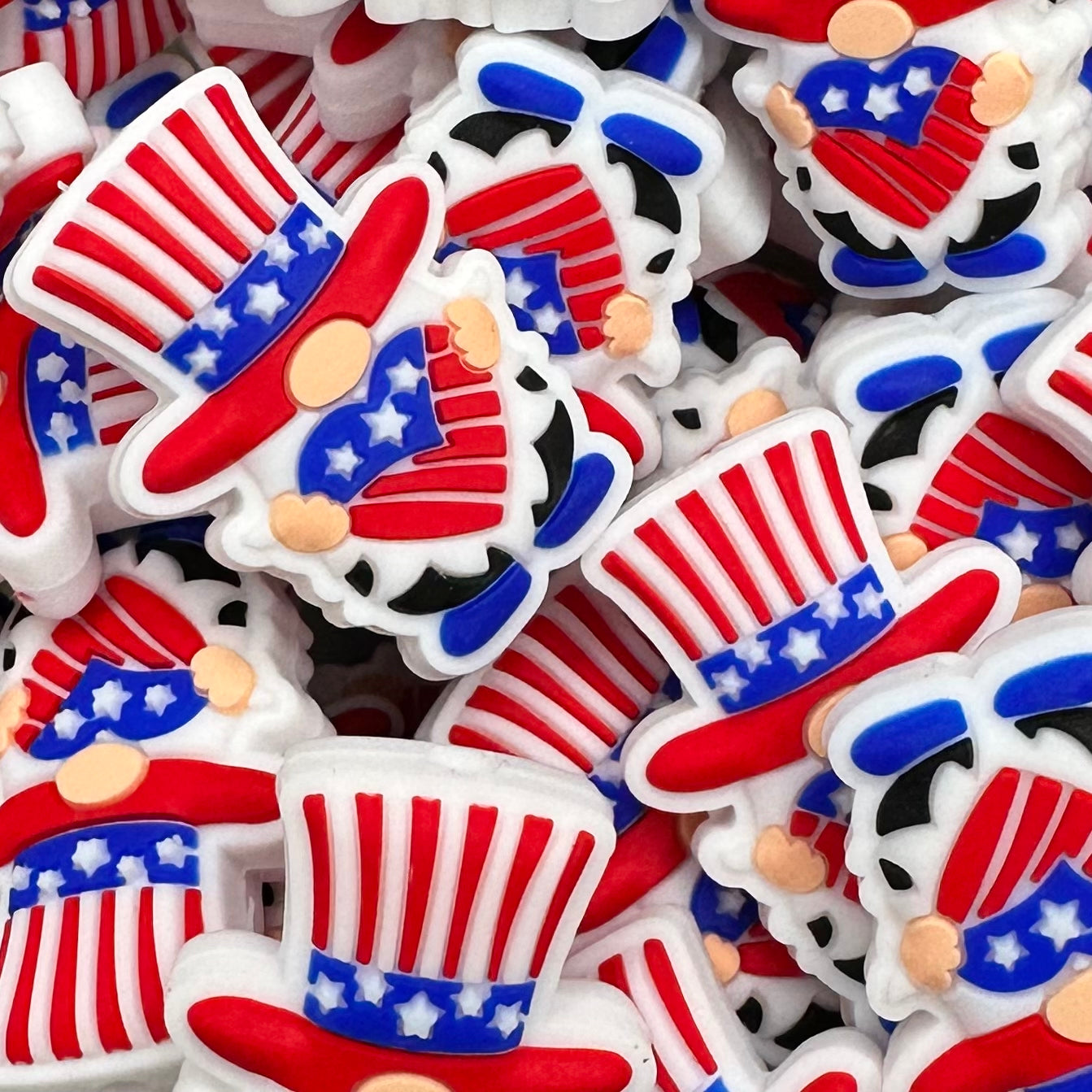 Focal Bead, Uncle Sam Gnome