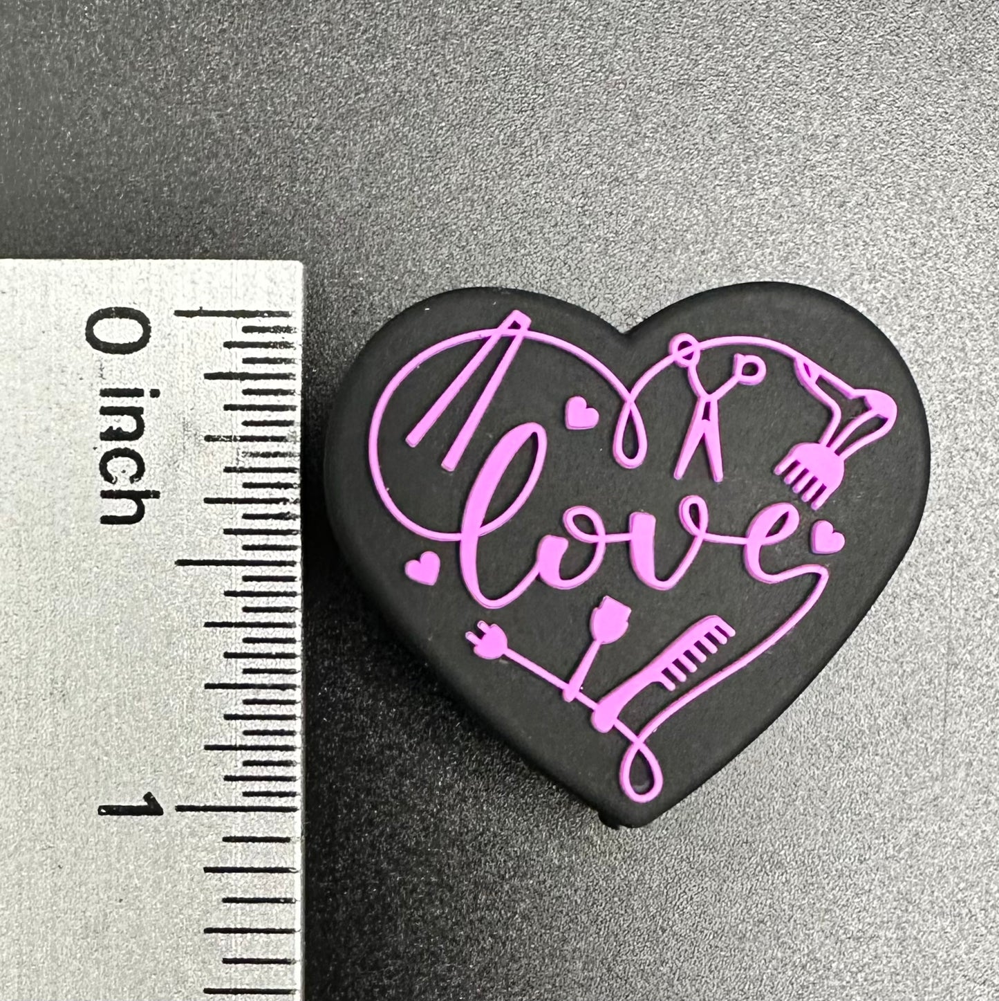Focal Bead, Hairdresser Love