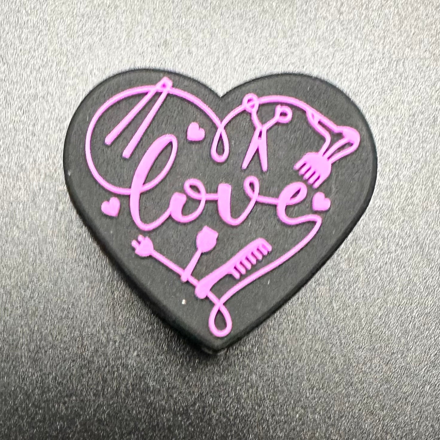 Focal Bead, Hairdresser Love