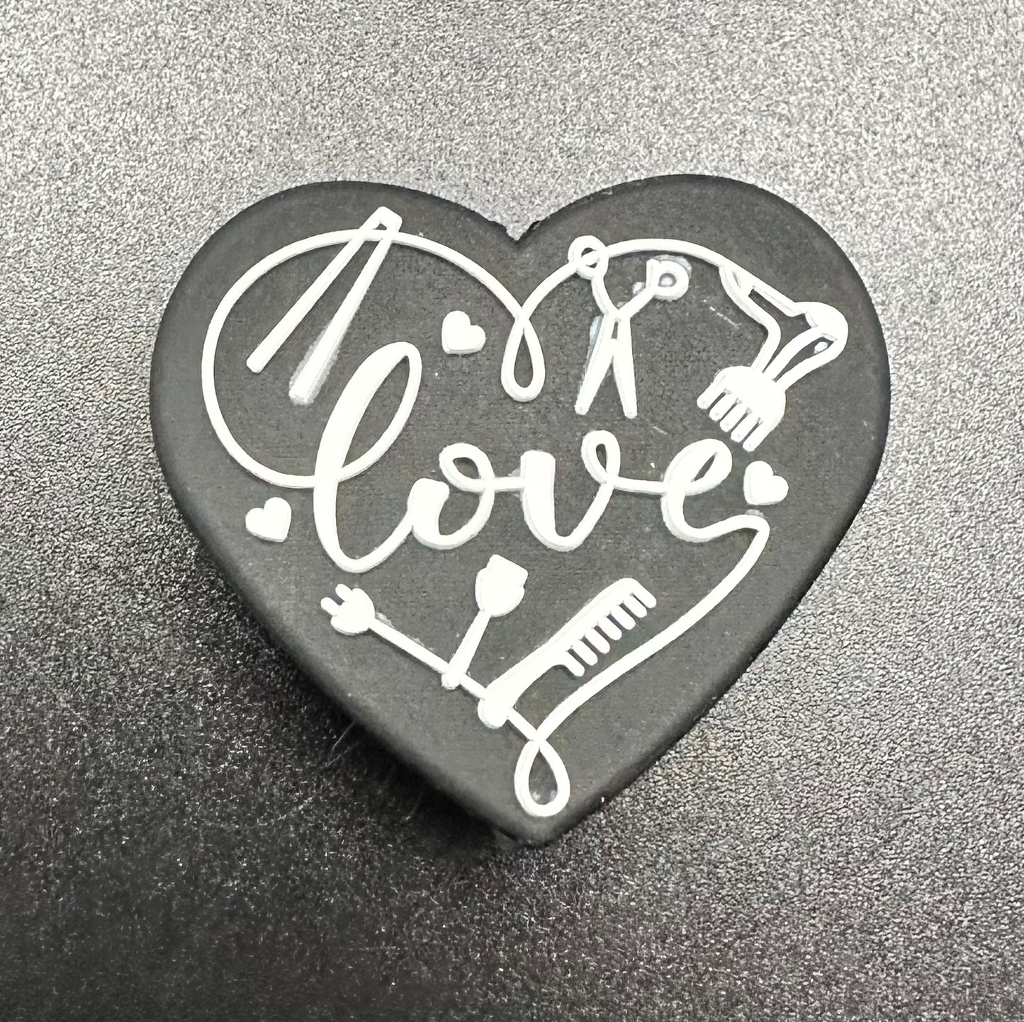 Focal Bead, Hairdresser Love