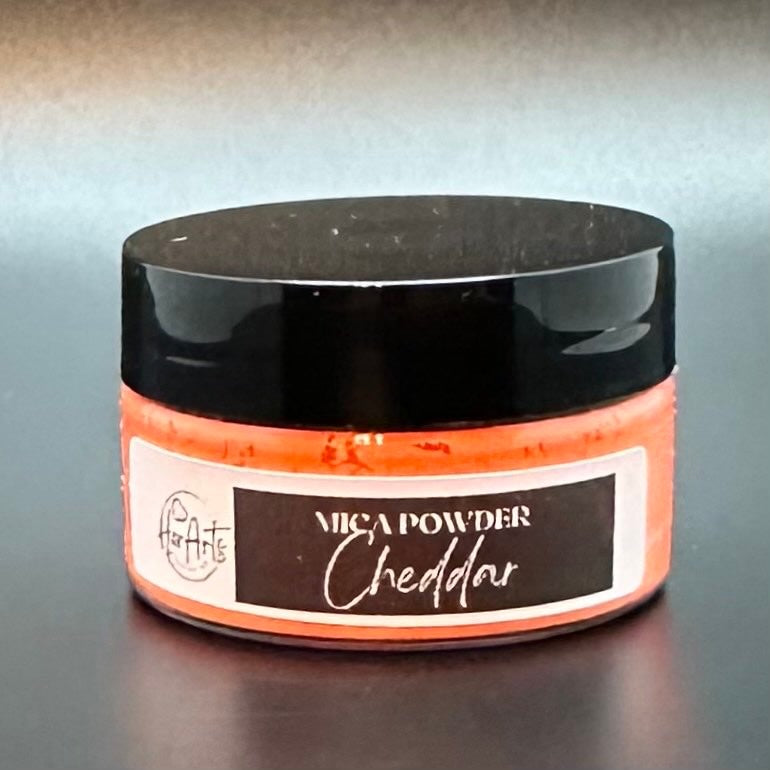 Neon Mica Powder, Cheddar