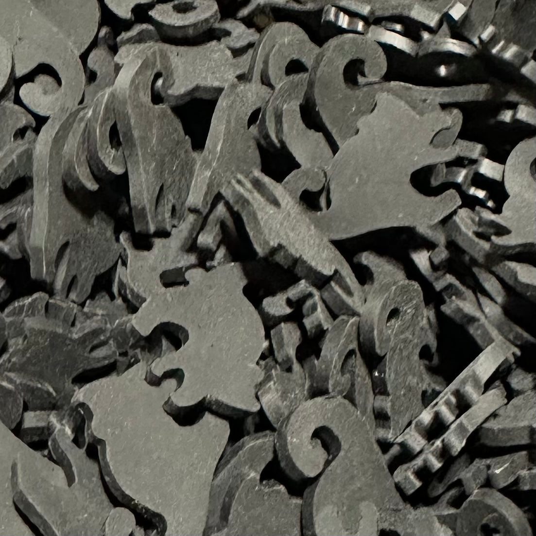 Polymer Clay Slices, Black Cats