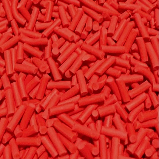 Polymer Clay Slices, Red Sprinkles