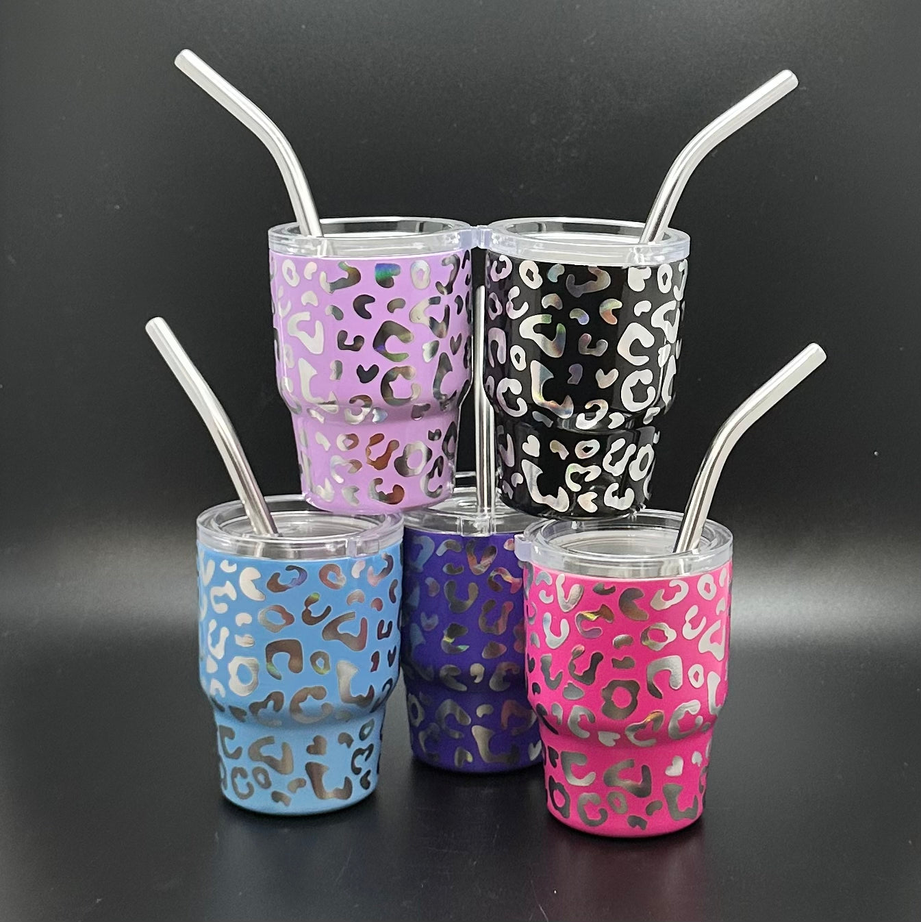 Leopard Print 2oz Shot Glass Tumbler