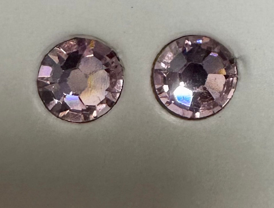 Glass Rhinestones, Light Rose