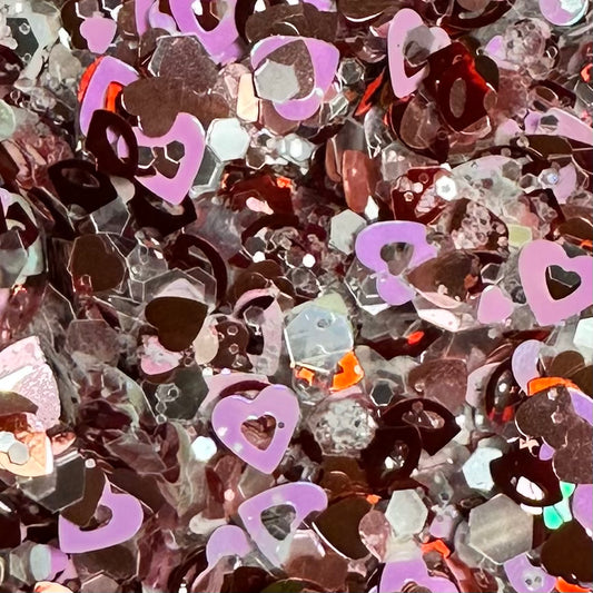 Love and Kisses Chunky Glitter