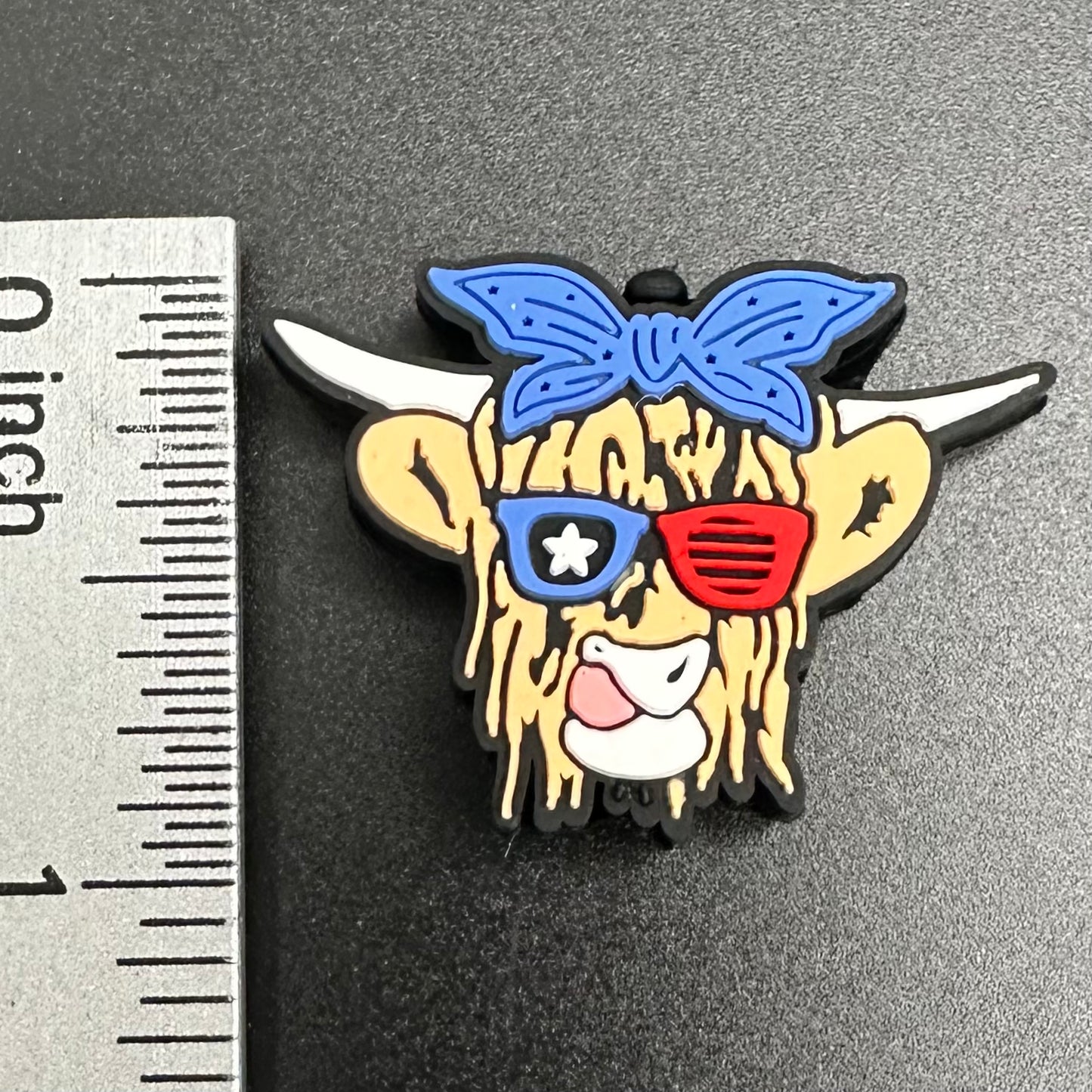 Focal Bead, America Highland Cow