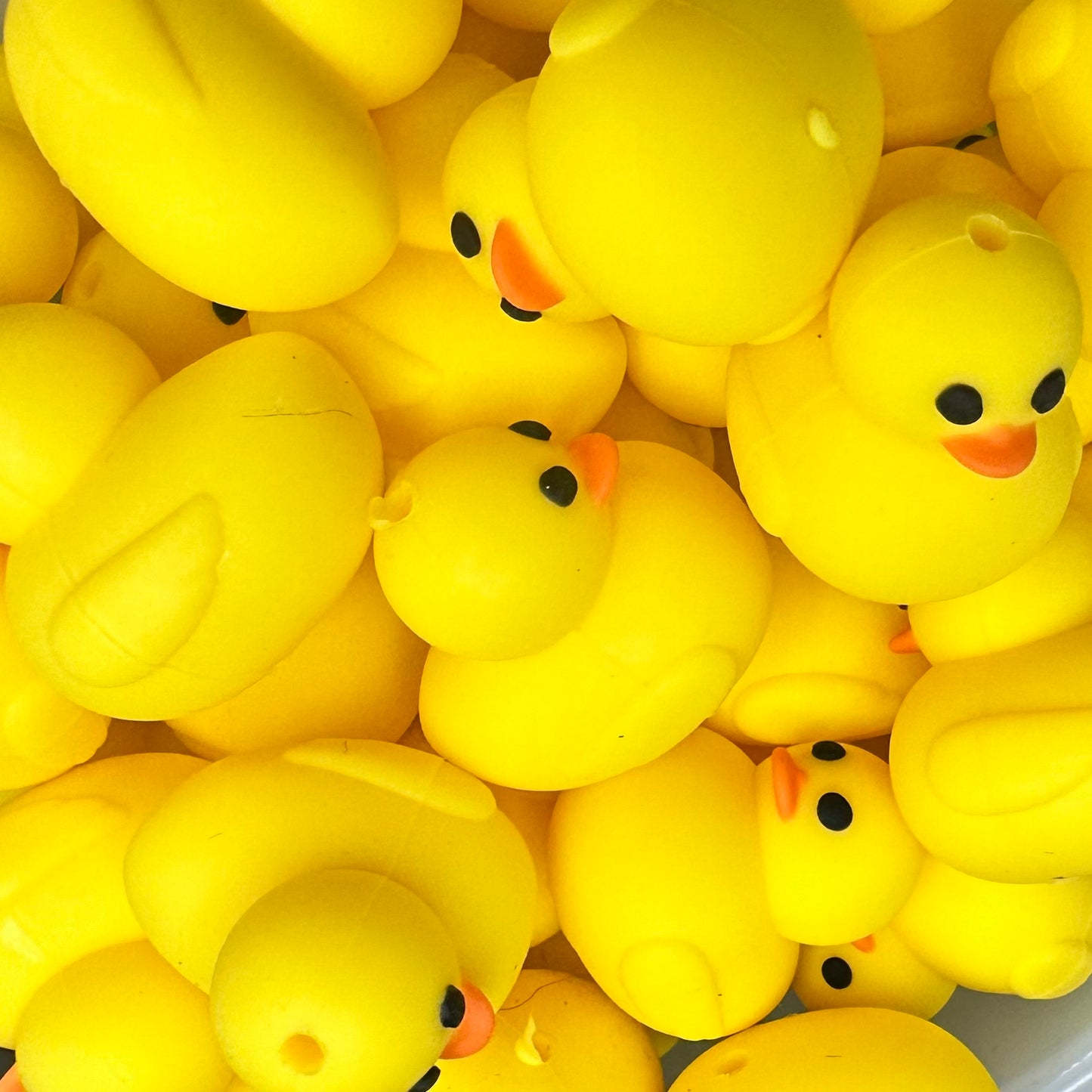 Focal Bead, Rubber Ducky-Yellow