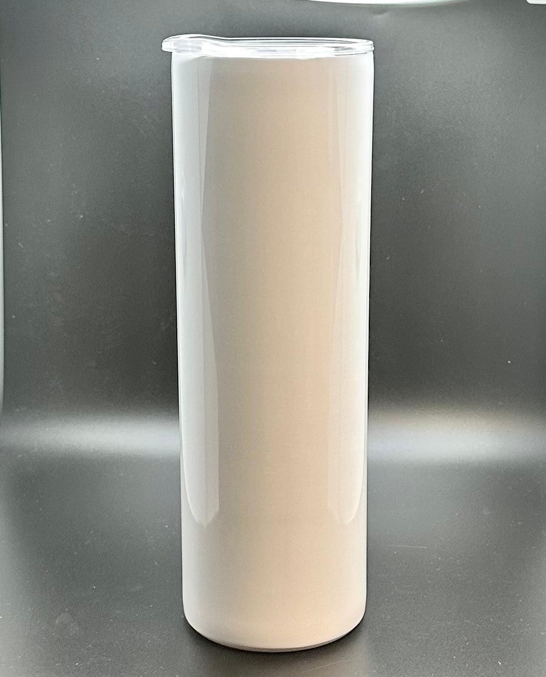 30 oz. White Skinny Straight Sublimation Tumbler
