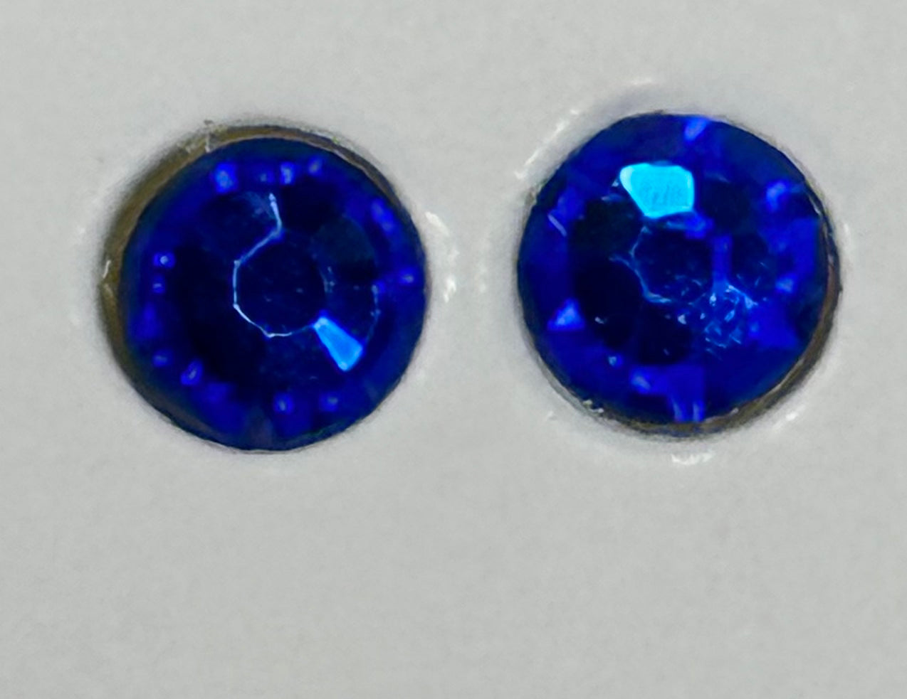 Glass Rhinestones, Sapphire