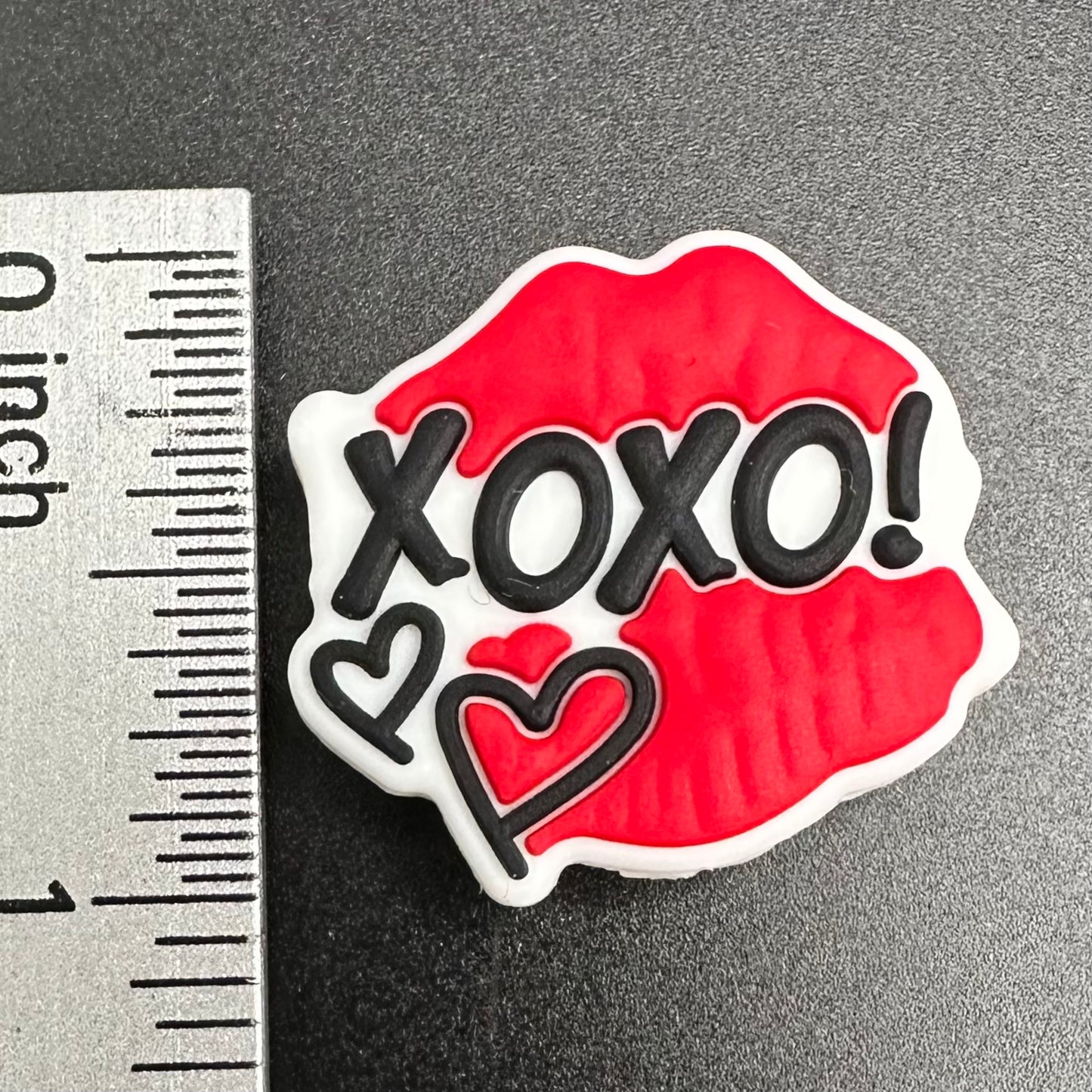 Focal Bead, XOXO Lips