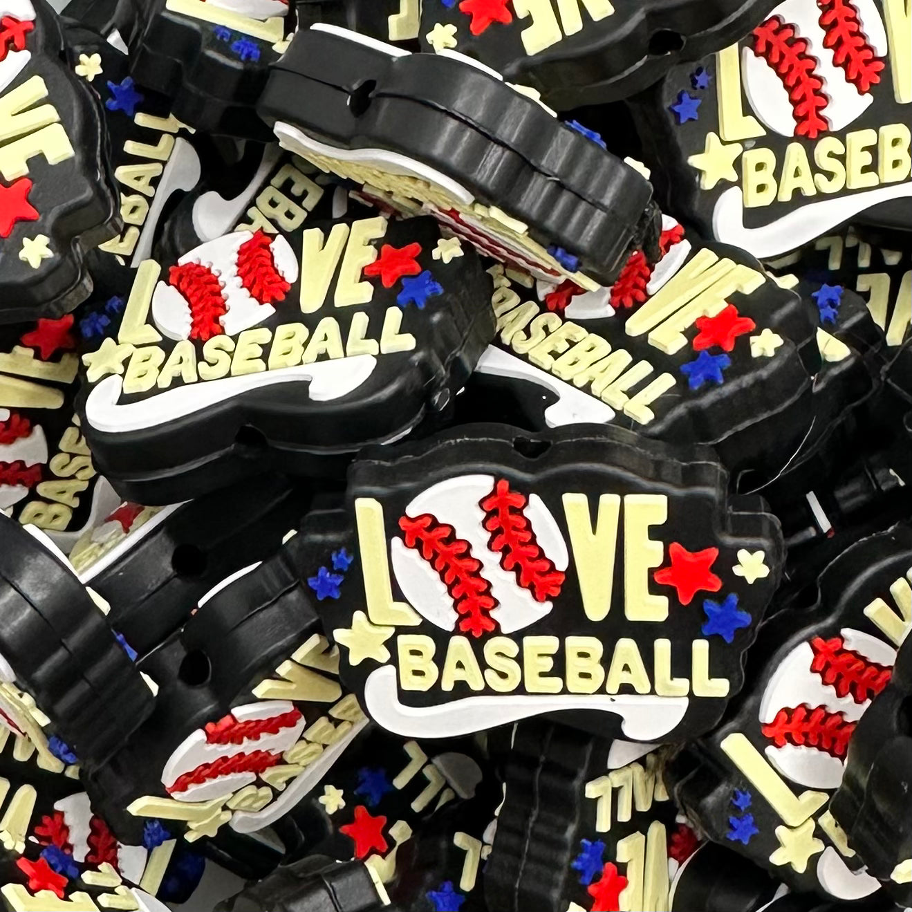 Focal Bead, I Love Baseball