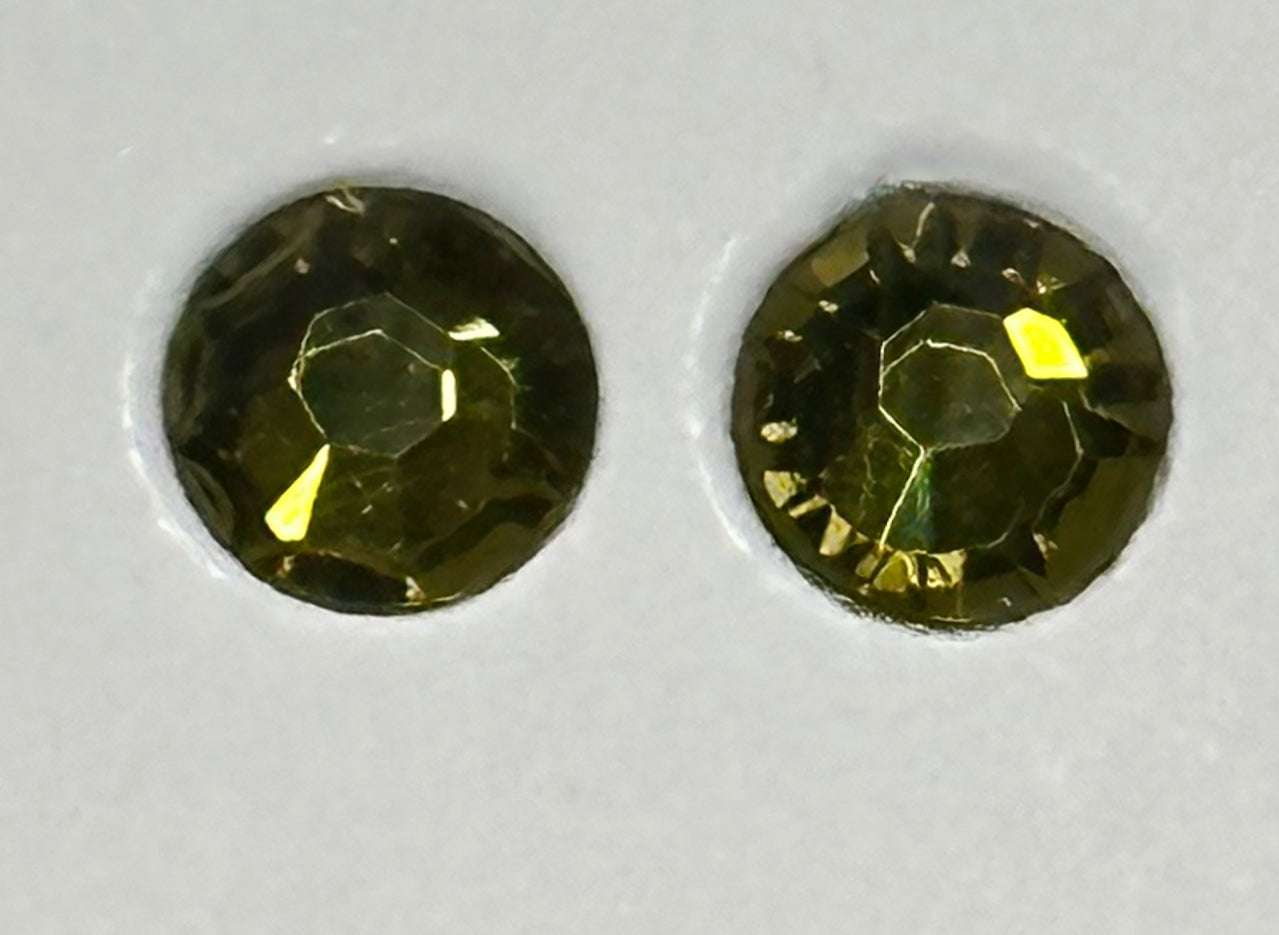 Glass Rhinestones, Olivine