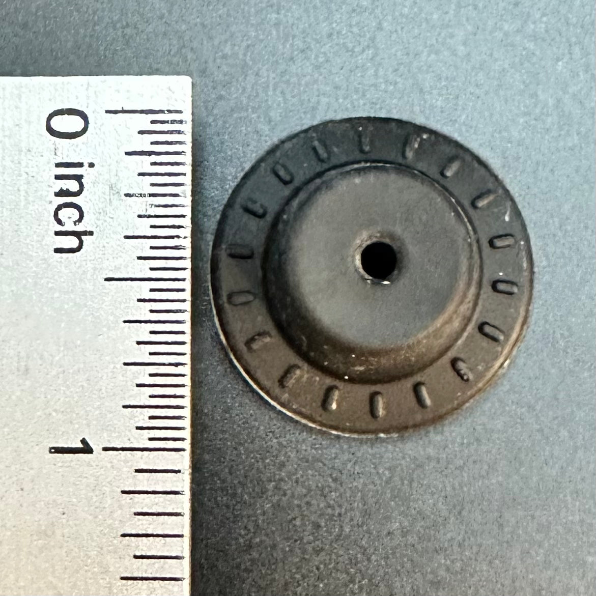 Focal Bead, Black Cowboy Hat