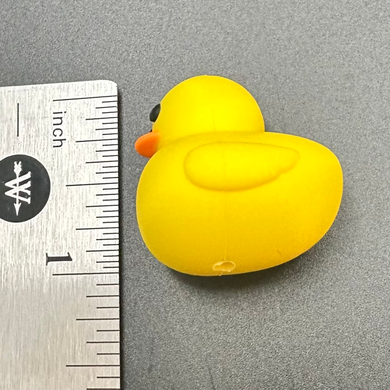 Focal Bead, Rubber Ducky-Yellow