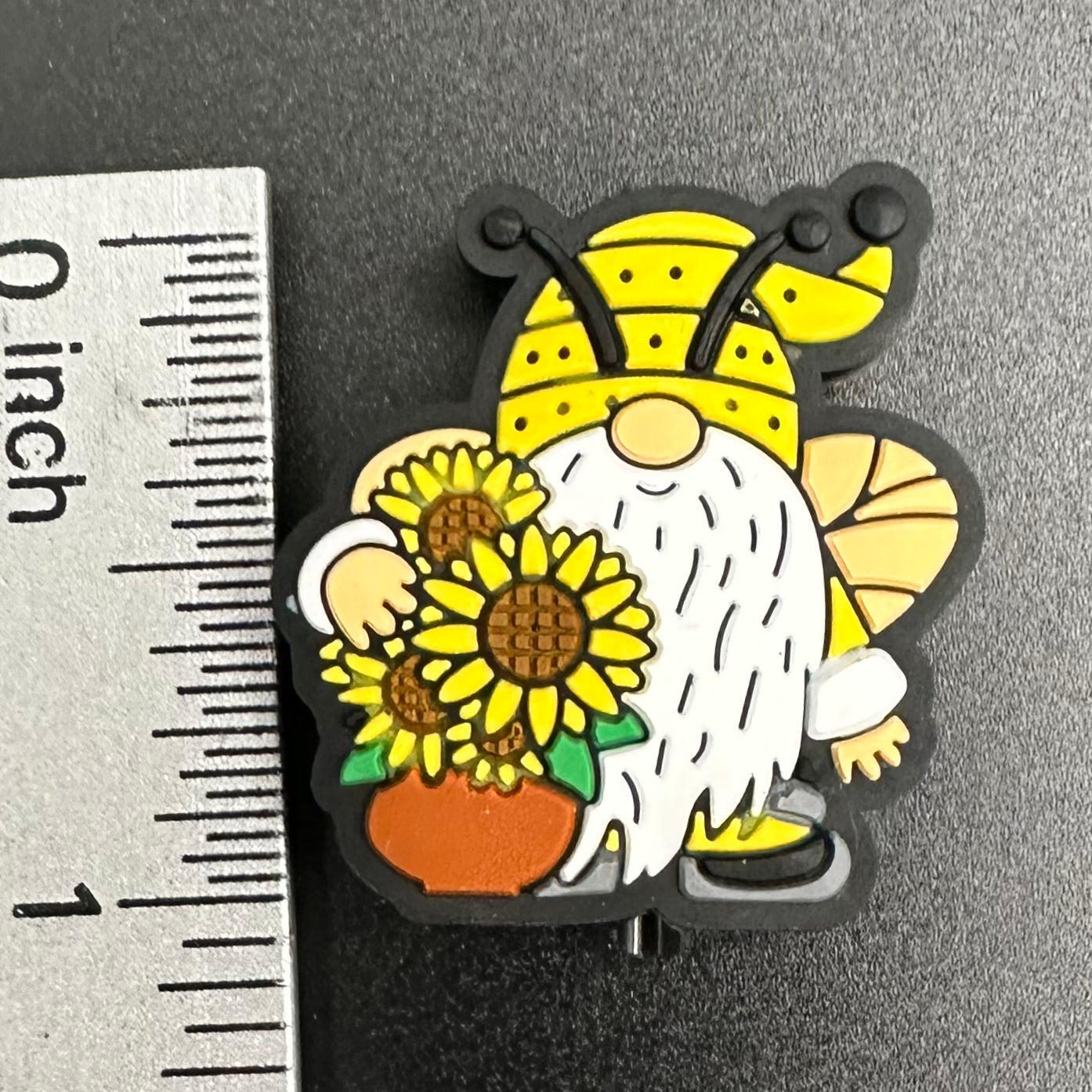 Focal Bead, Sunflower Gnome