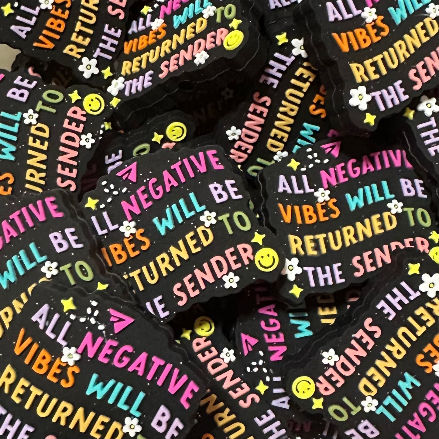 Focal Bead, All Negative Vibes