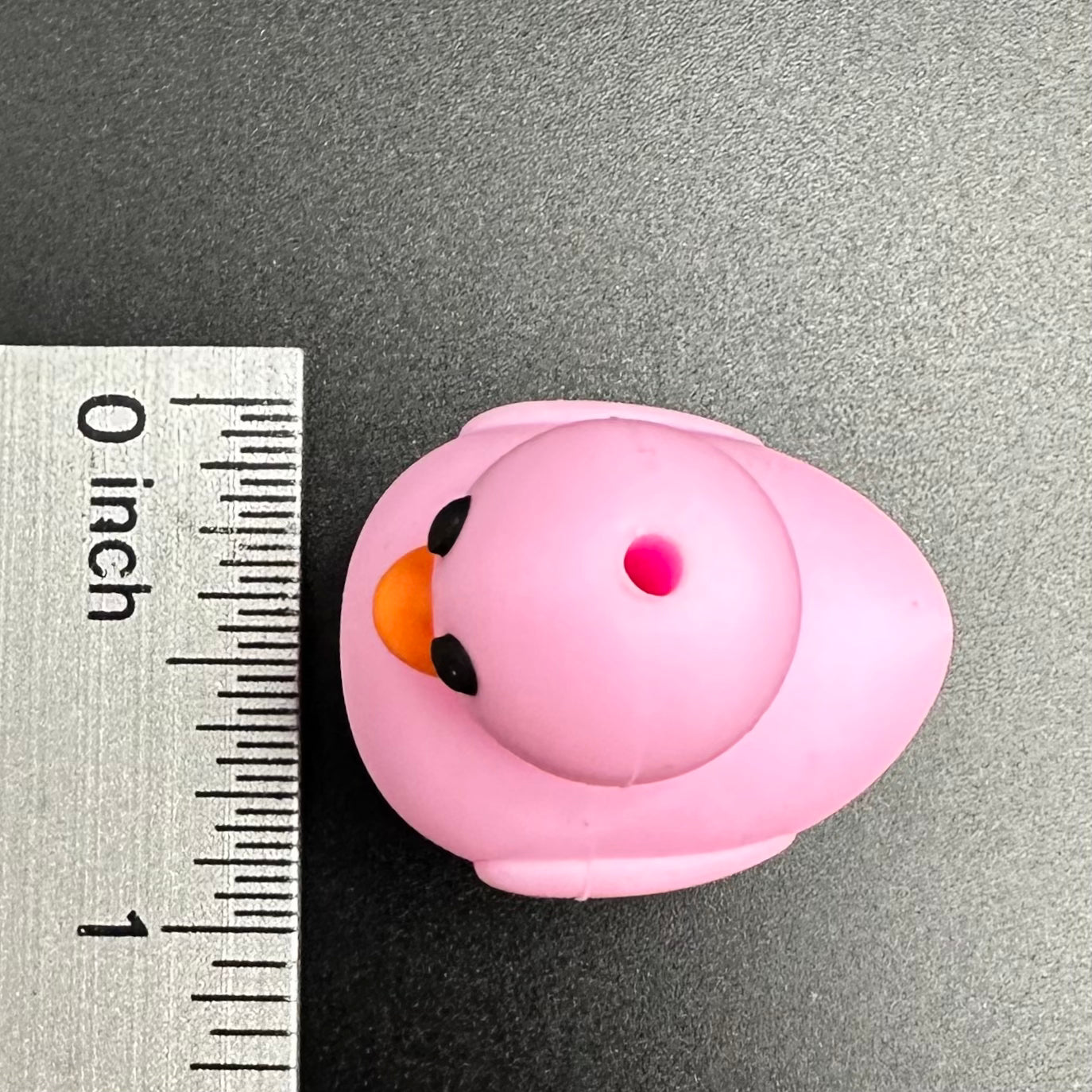 Focal Bead, Rubber Ducky-Pink