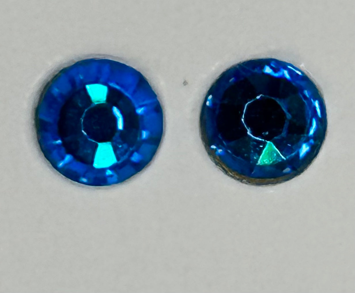 Glass Rhinestones, Capri Blue