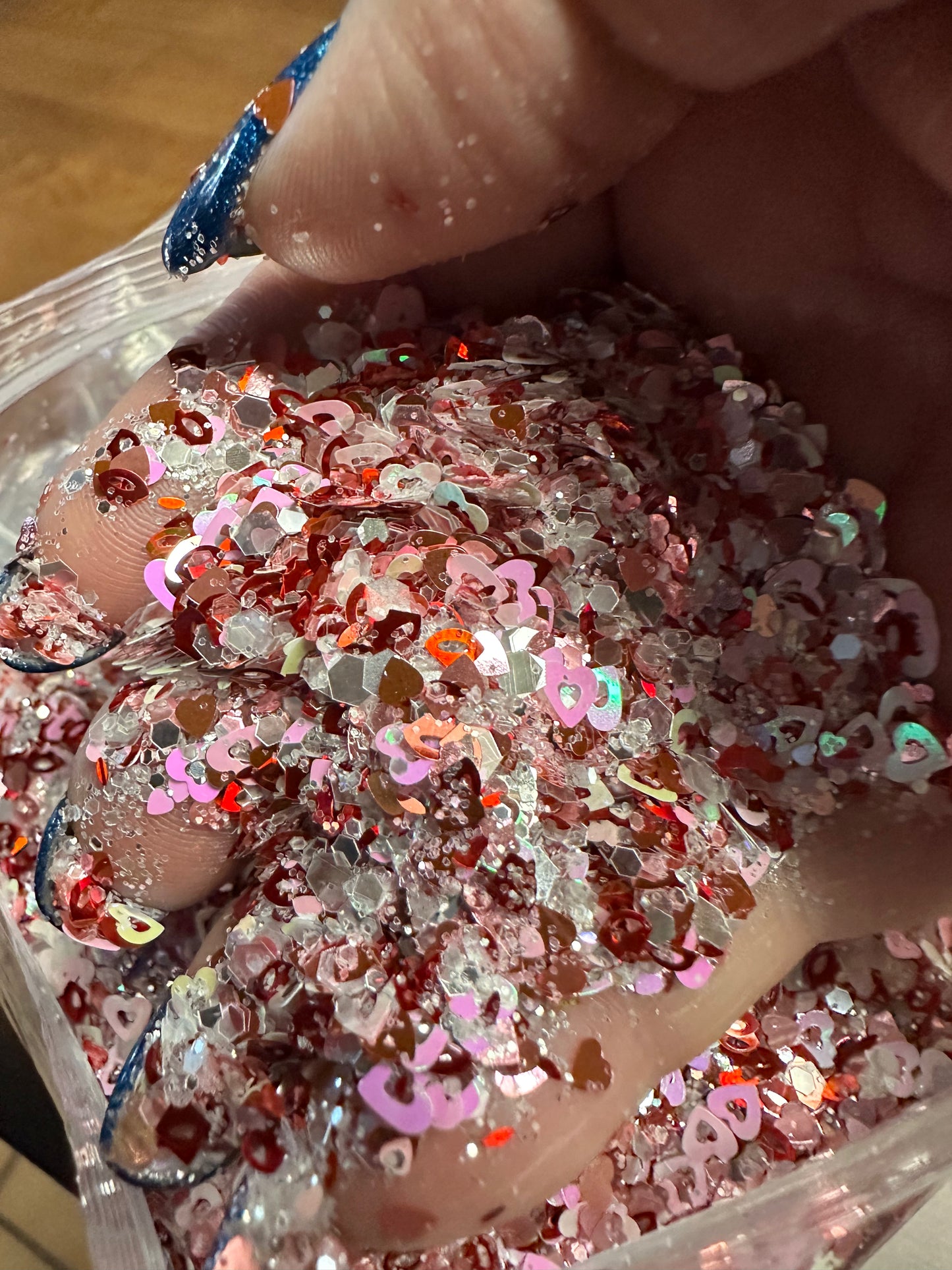 Love and Kisses Chunky Glitter