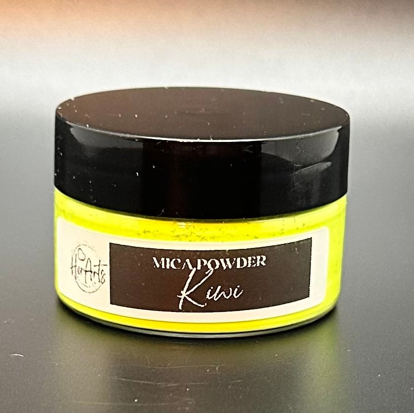 Neon Mica Powder, Kiwi