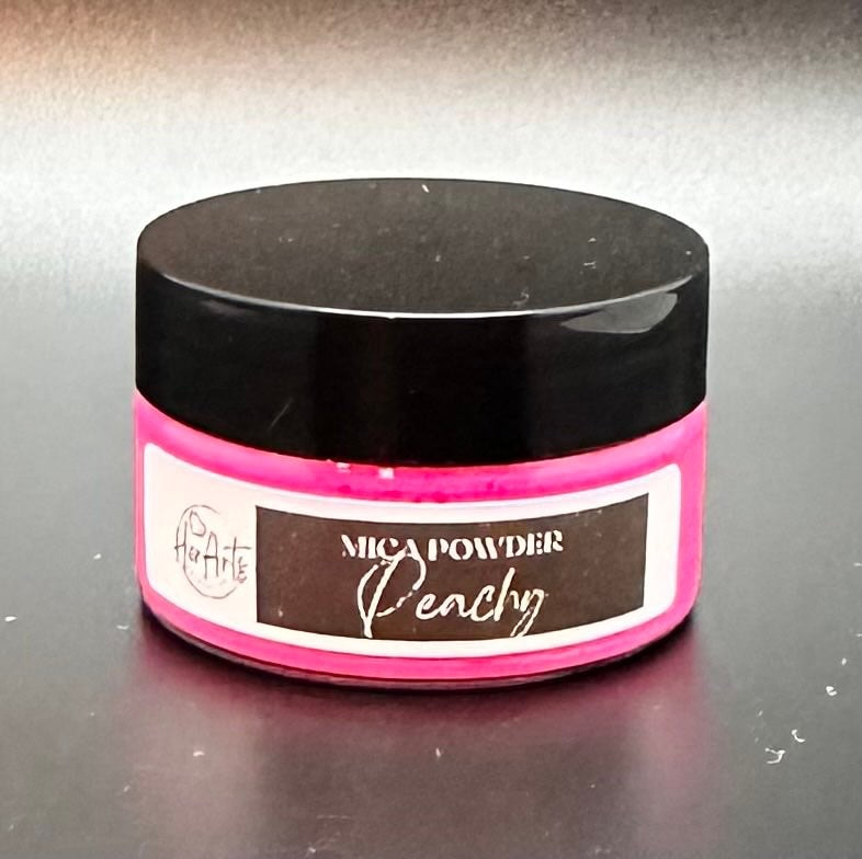 Neon Mica Powder, Peachy