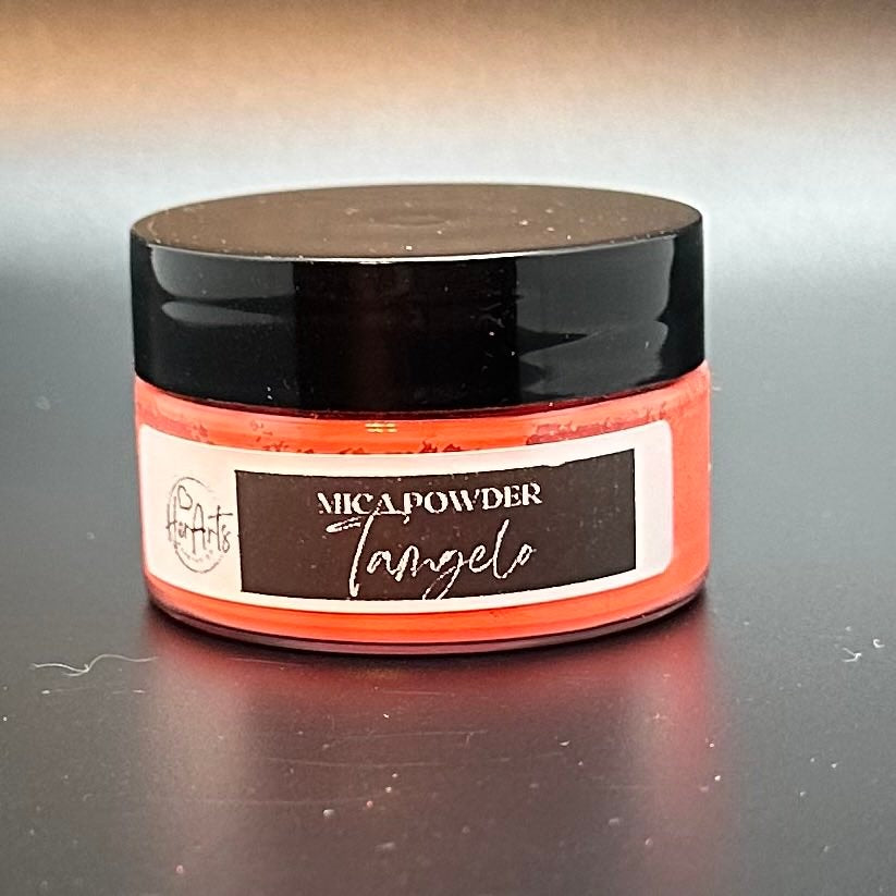 Neon Mica Powder, Tangelo