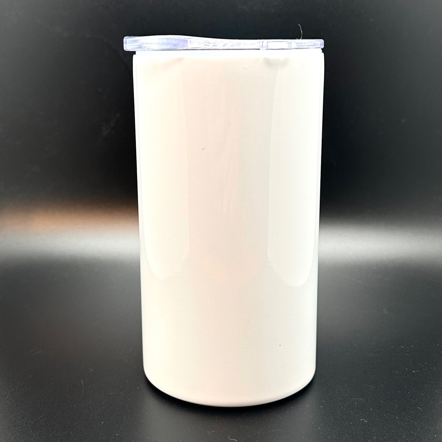 12 oz. White Skinny Straight Sublimation Tumbler