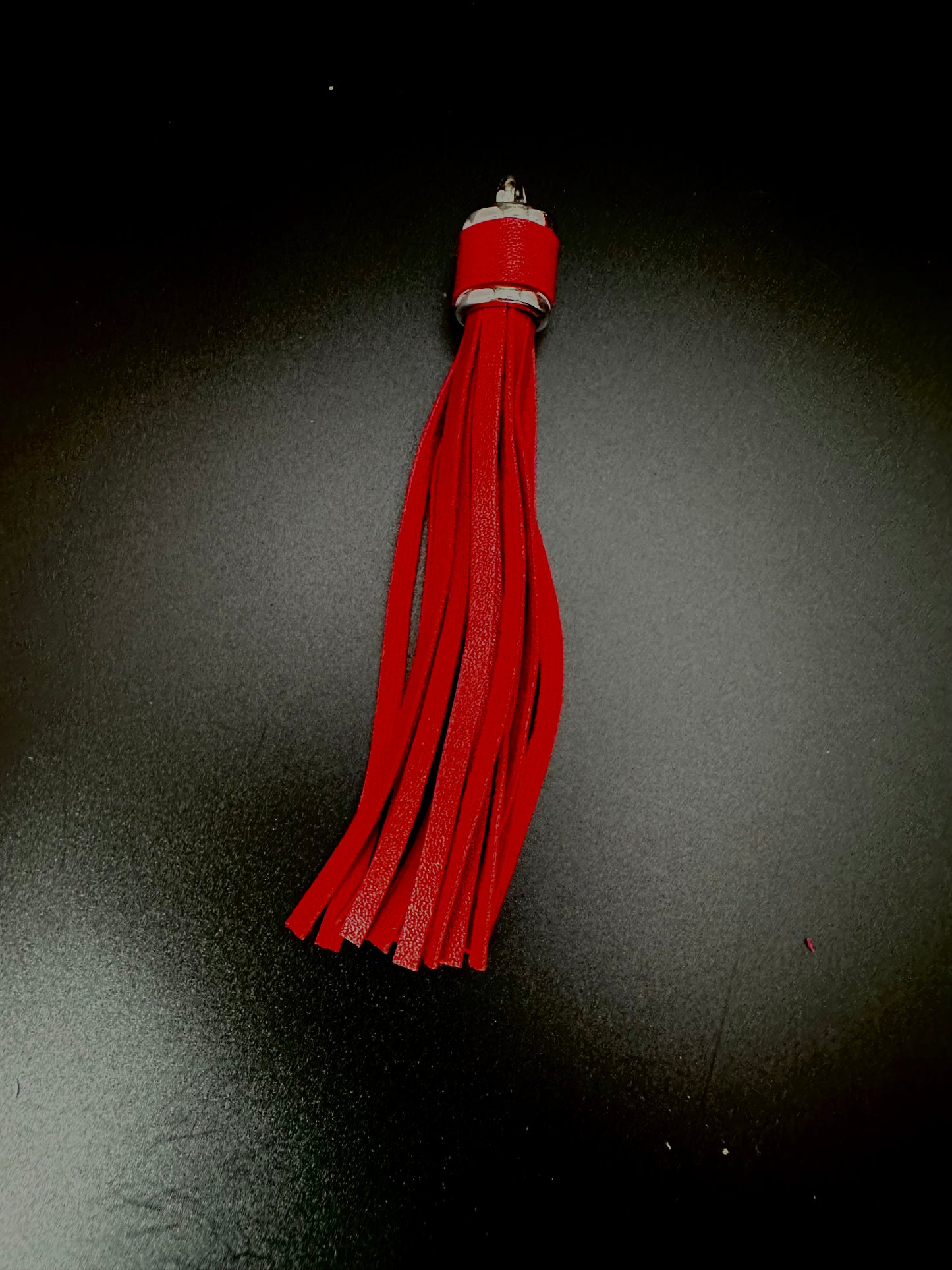 4” Leather Tassels, Maroon