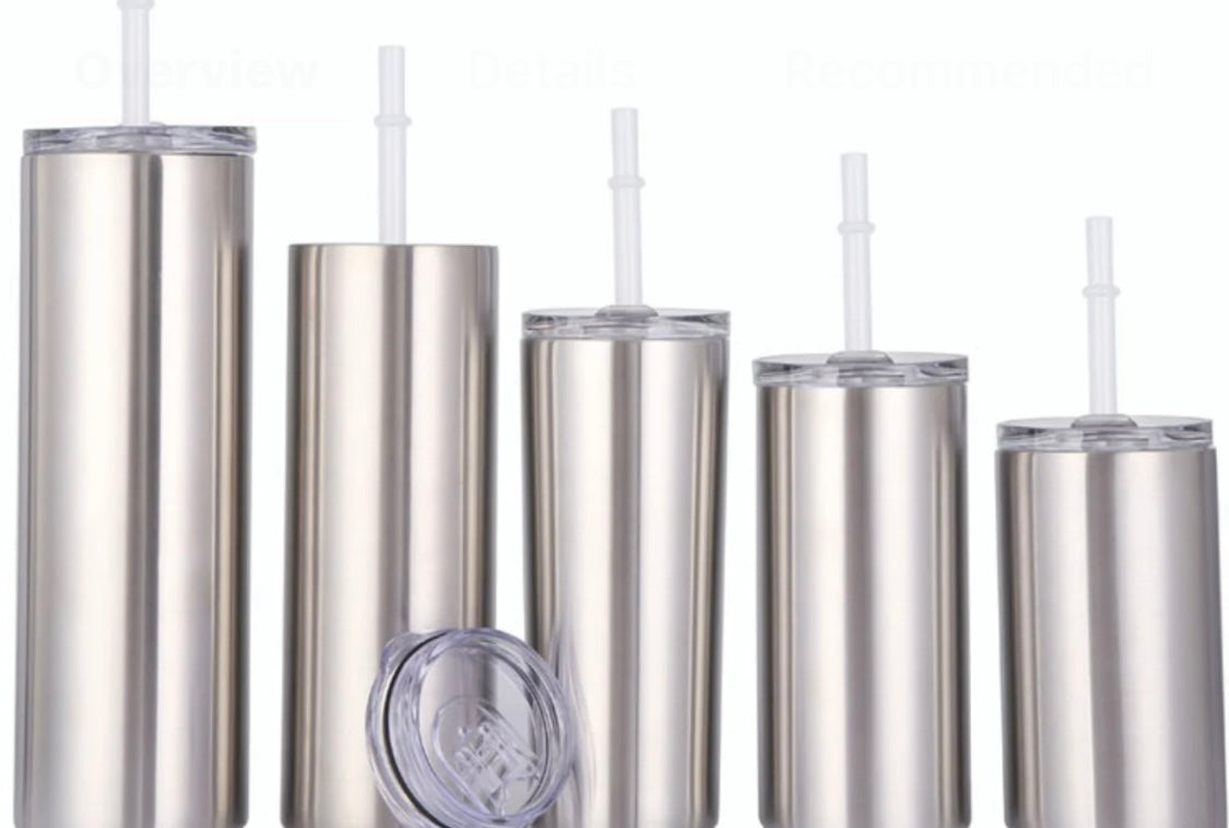 Skinny Straight Stainless Tumbler