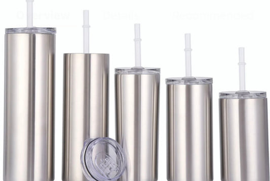 Skinny Straight Stainless Tumbler