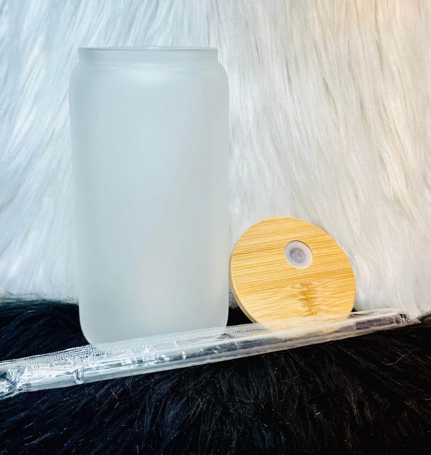 16 oz. Frosted Glass Can