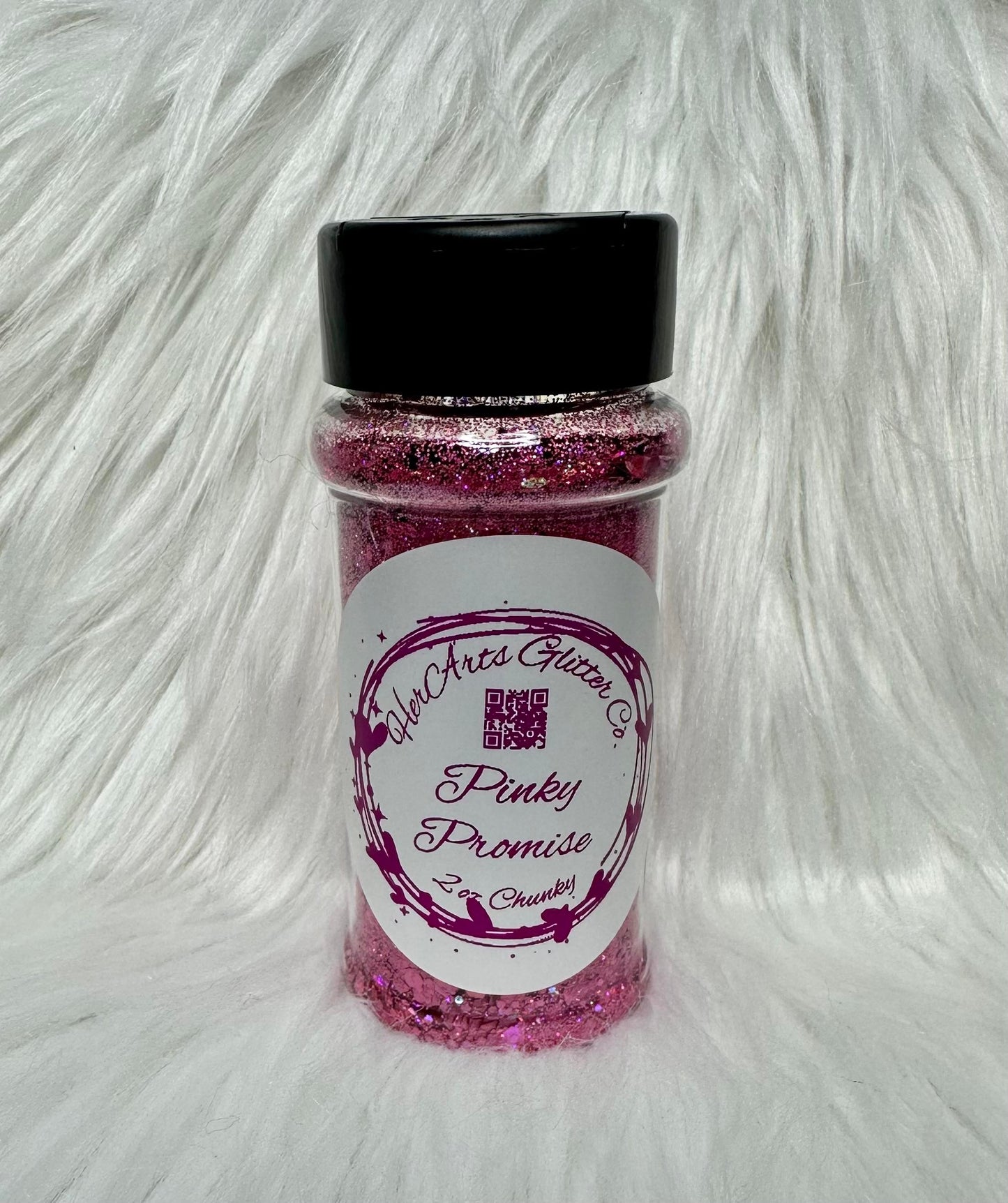 Pinky Promise Holographic Chunky Mix Glitter