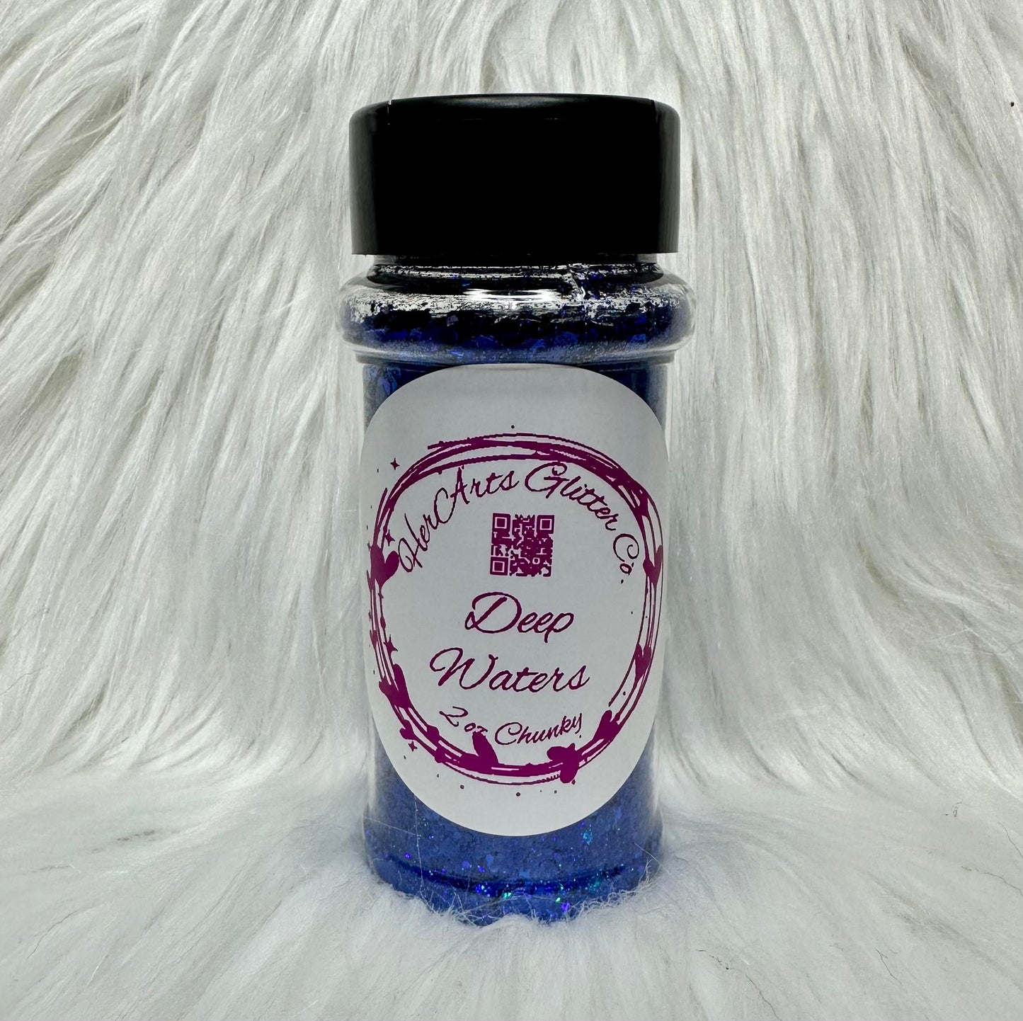 Deep Waters Holographic Chunky Mix Glitter