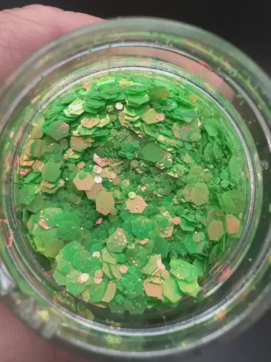 Light Saber Pearl Fluorescence Chunky Mix Glitter