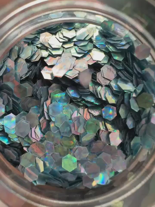 Sea Scapes Cats Eye Holographic Chunky Glitter