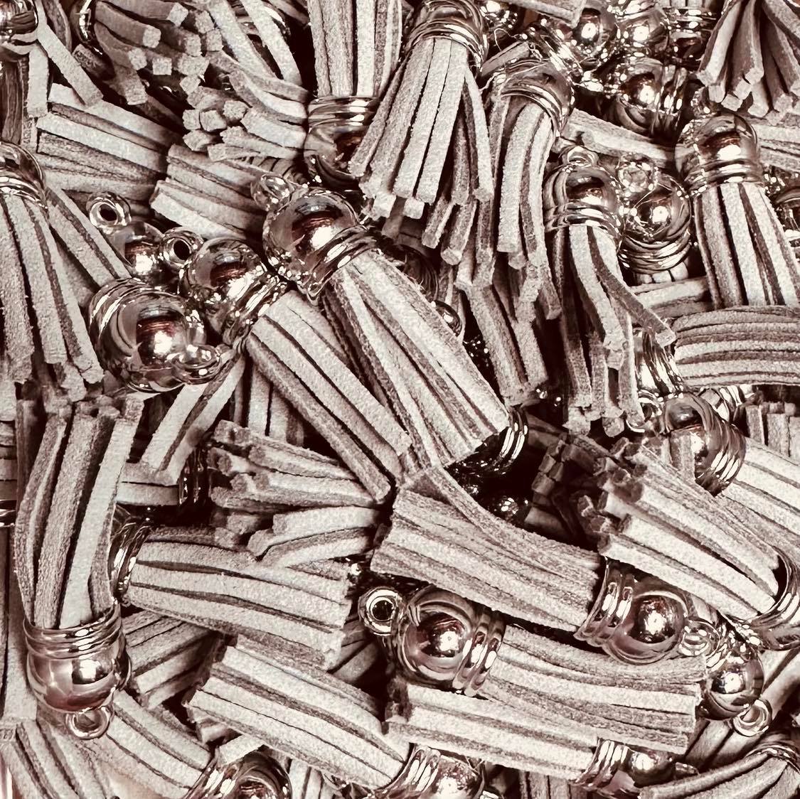 Leather Tassels, Aluminum