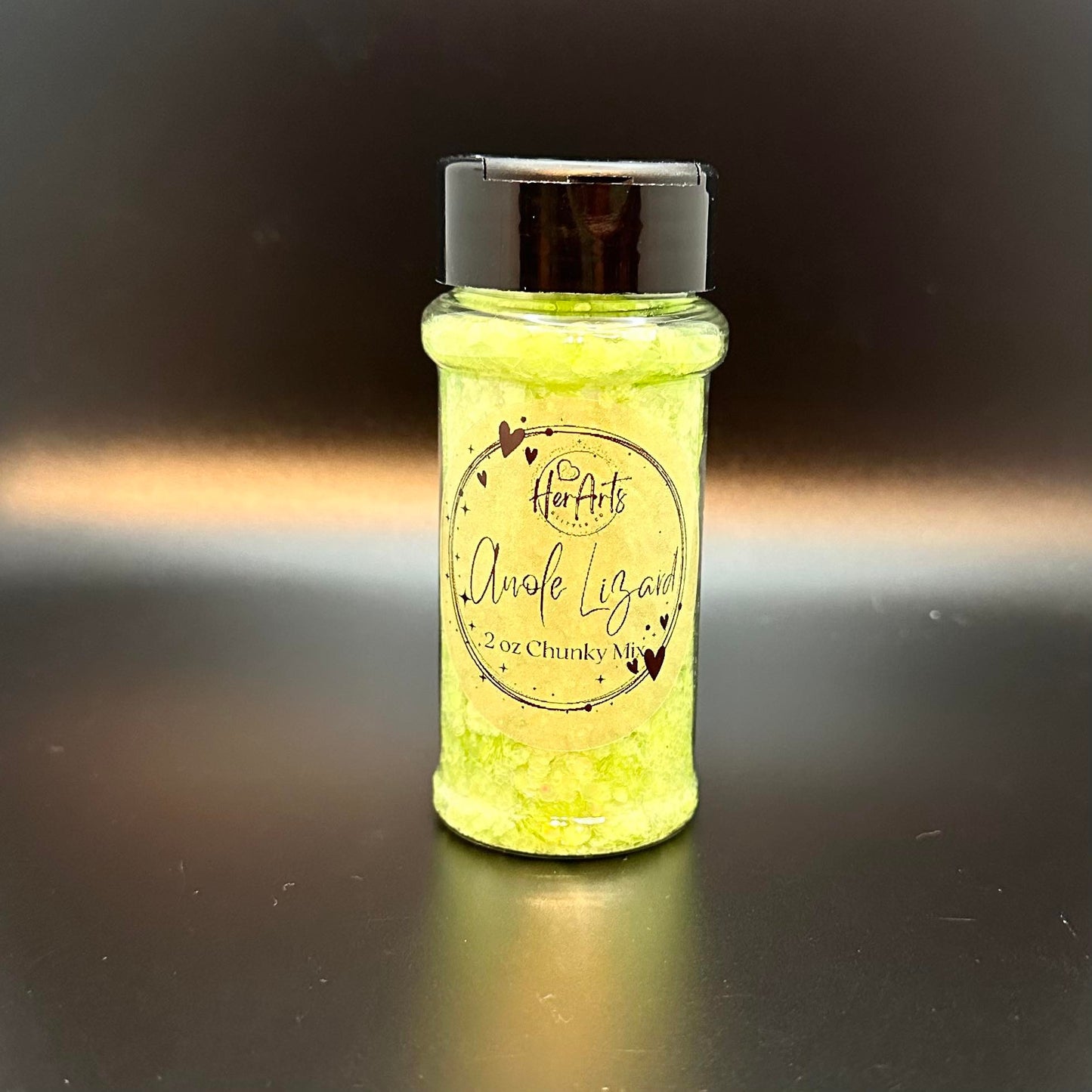 Anole Lizard Holographic Iridescent Chunky Mix Glitter
