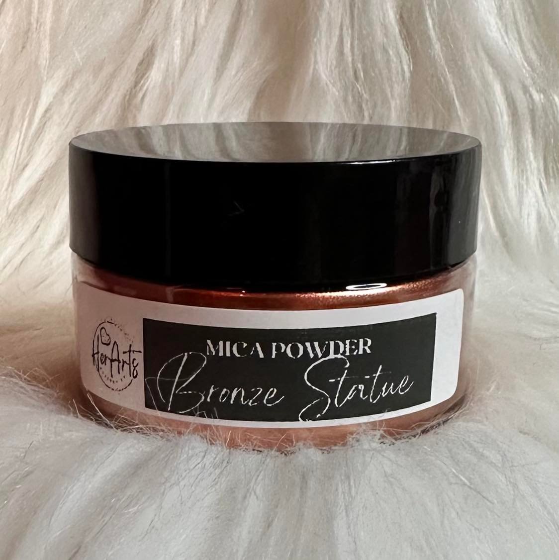 Mica Powder, Bronze Statue