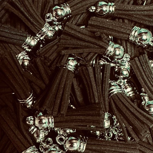Leather Tassels, Coffee Bean