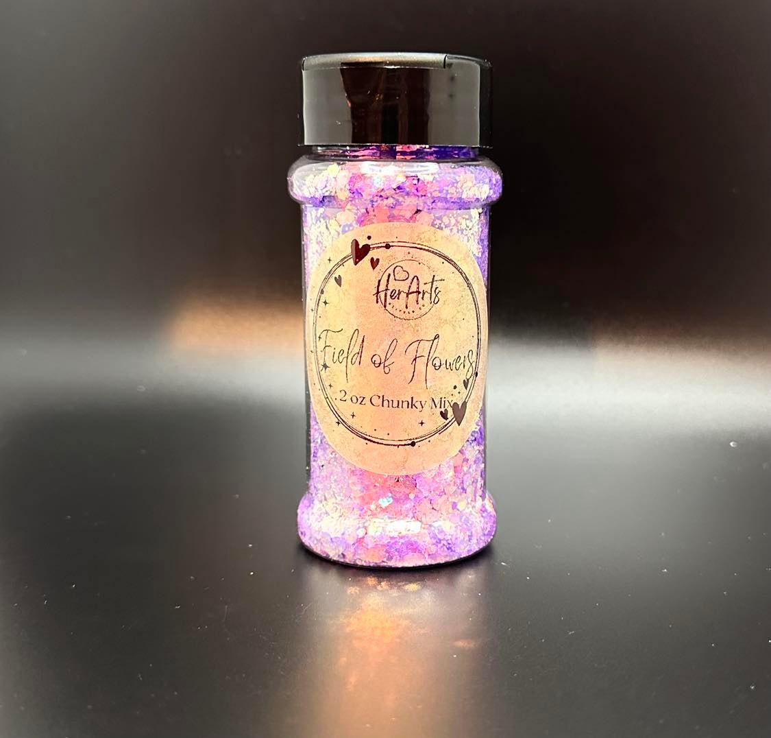 Field of Flowers Chunky Mix Opal Glitter