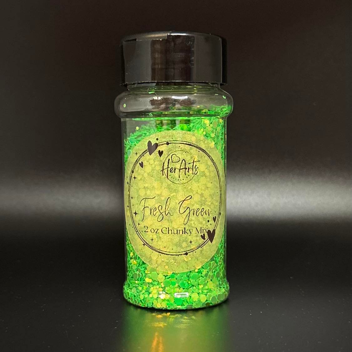 Fresh Green Luminous Glow Chunky Mix Glitter