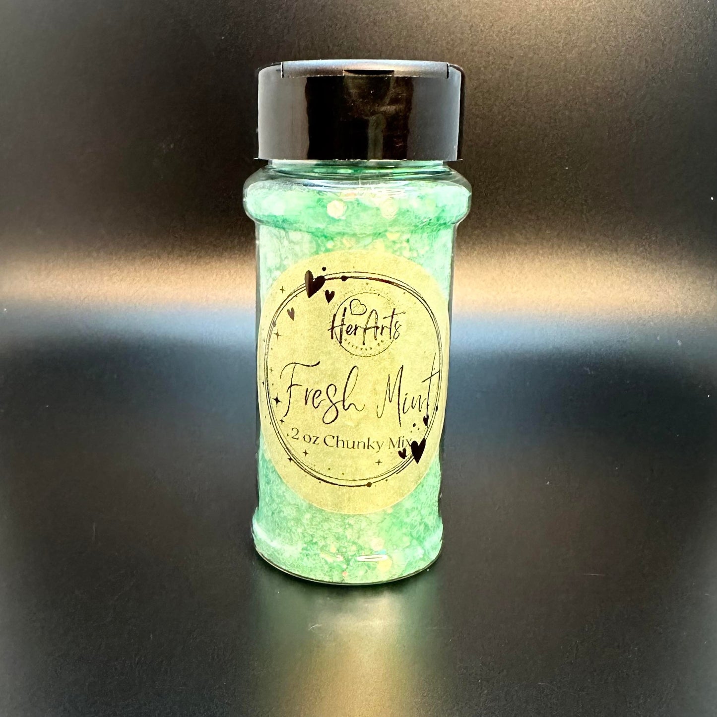 Fresh Mint Holographic Iridescent Chunky Mix Glitter