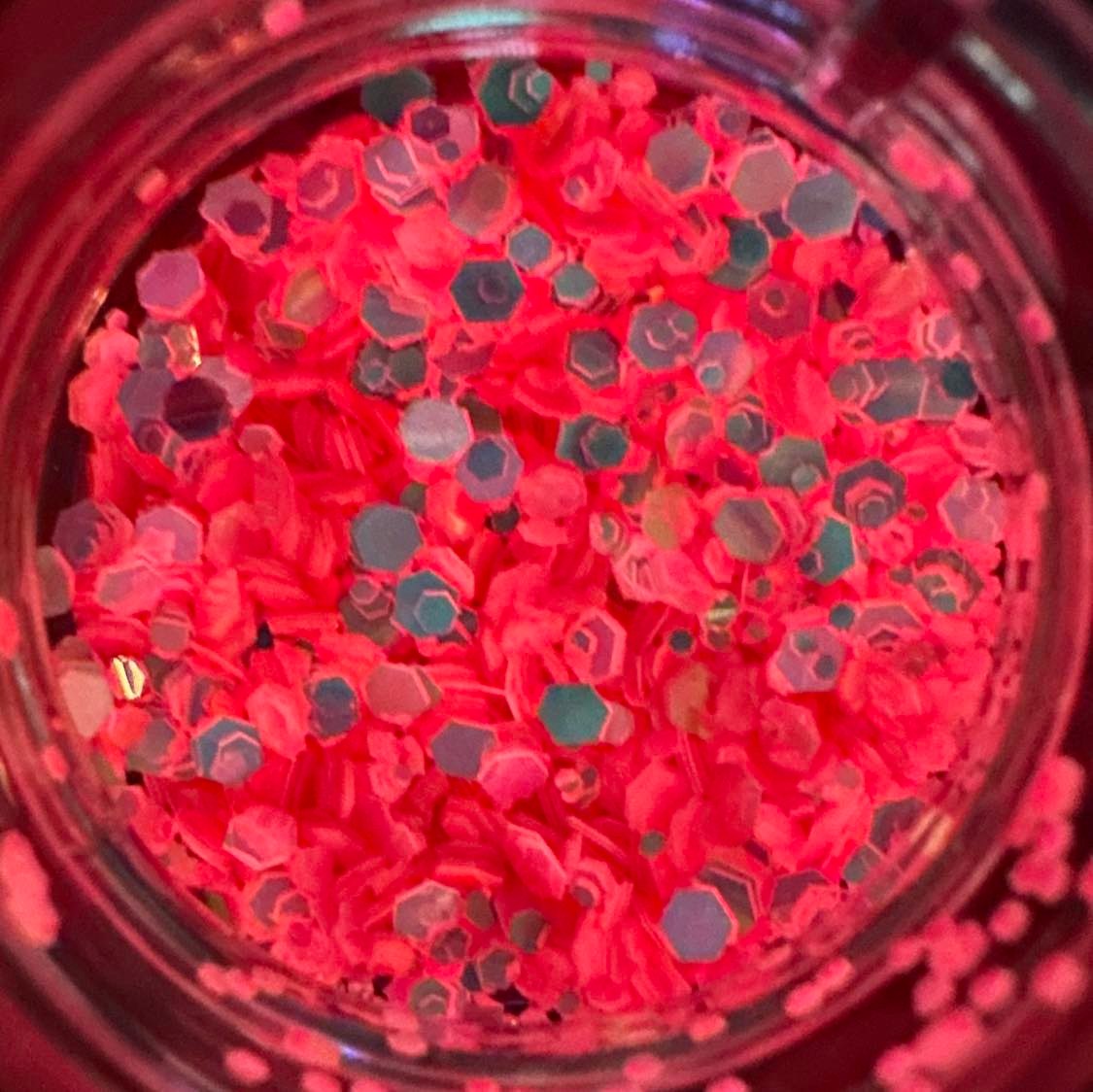 Midnight Rose Luminous Glow Chunky Mix Glitter