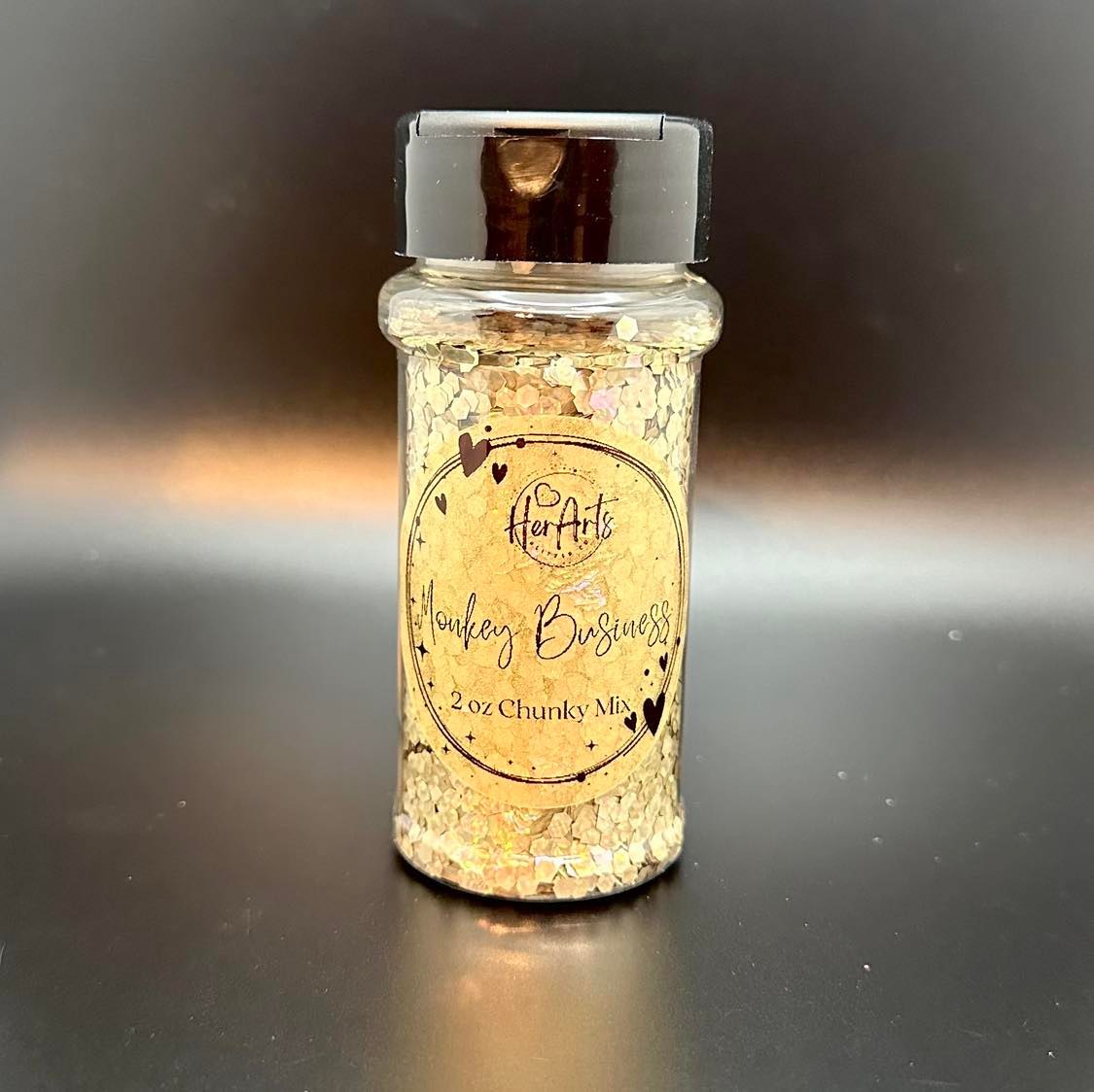 Monkey Business Cats Eye Holographic Chunky Glitter