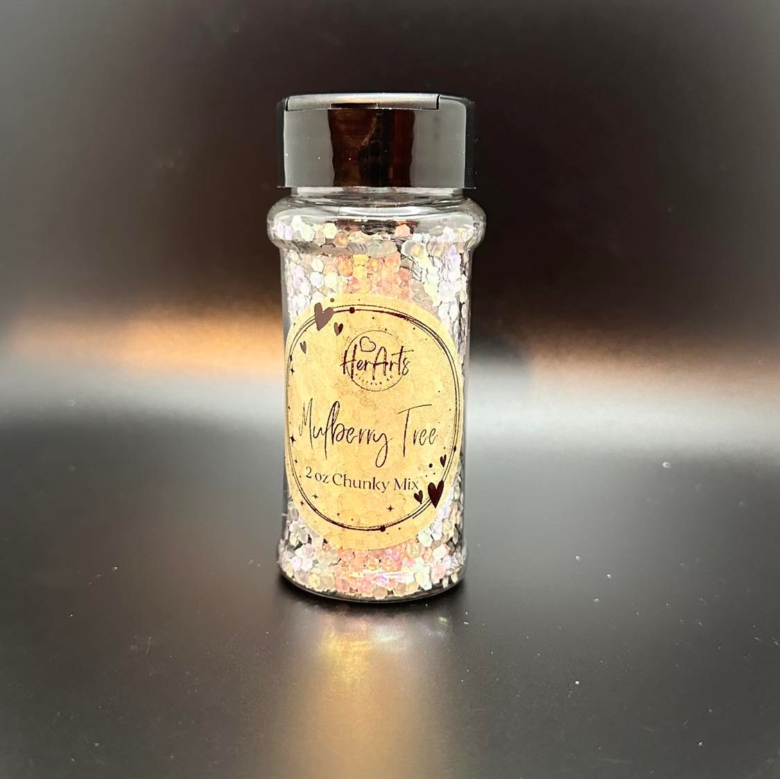Mulberry Tree Cats Eye Holographic Chunky Glitter