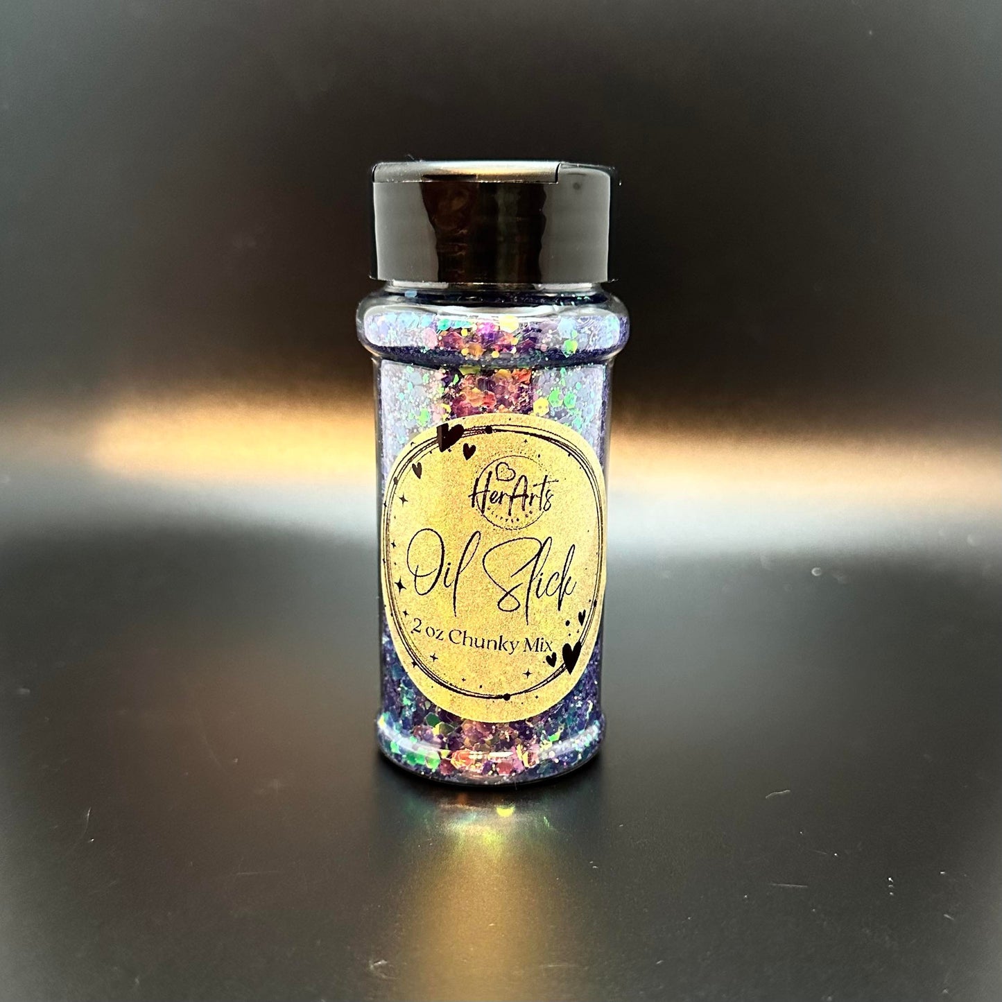 Oil Slick Highlight Iridescent Glitter