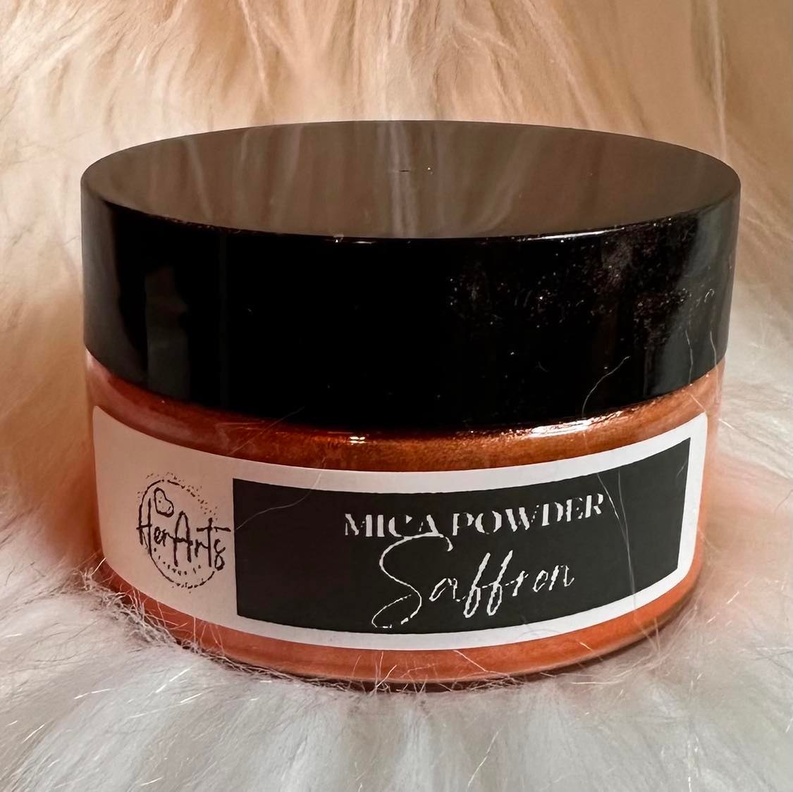 Mica Powder, Saffron