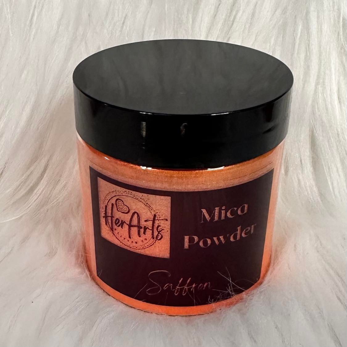 Mica Powder, Saffron